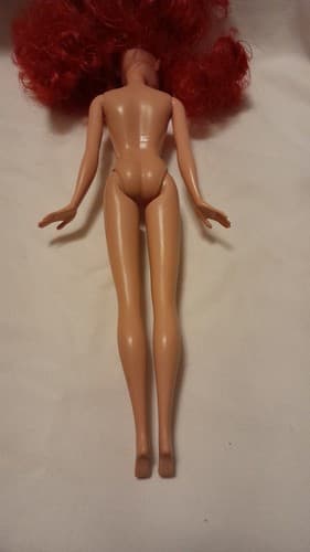 Ariel Little Mermaid Barbie Doll Disney Mattel 2012 Long Red Hair Blue Eyes - Thumbnail 4