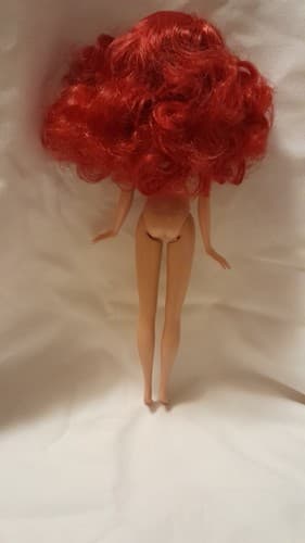 Ariel Little Mermaid Barbie Doll Disney Mattel 2012 Long Red Hair Blue Eyes - Thumbnail 8