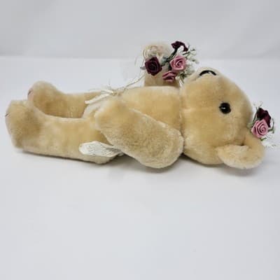 Ring Bearer Teddy Bear 2001 Pacific Craft Jointed Wedding | 12” Plush Vintage - Thumbnail 7