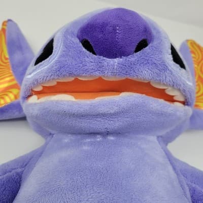 Build A Bear Disney Stitch Halloween Plush Wicked Mischief Pumpkin Stuffed - Thumbnail 7