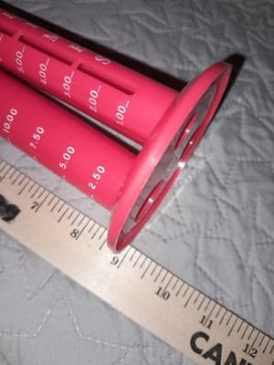 Vintage 3 Tower Coin Sorter Triple Tube Bank Lock & Keys A Tower of Savings - Thumbnail 8