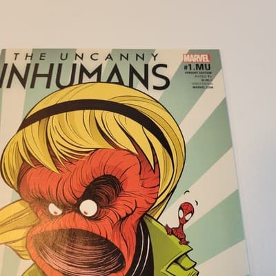 The Uncanny Inhumans #1.MU NM+ Gwenster Unleashed Variant 2017 - Thumbnail 5