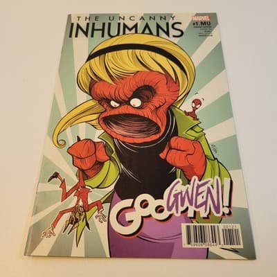 The Uncanny Inhumans #1.MU NM+ Gwenster Unleashed Variant 2017 - Thumbnail 2