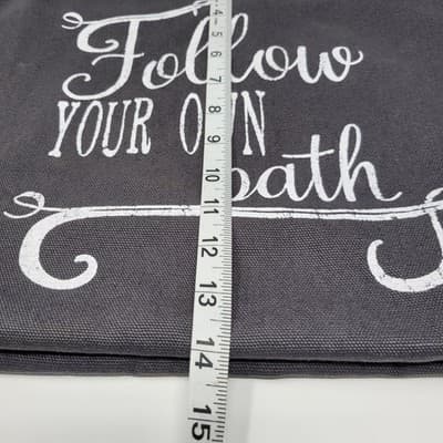Thirty-One 31 Wander Tote Gray Canvas | Follow Your Own Path | Retired - Thumbnail 13