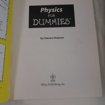 Physics Workbook For Dummies Paperback By Holzner, Steven Very Good - Thumbnail 4