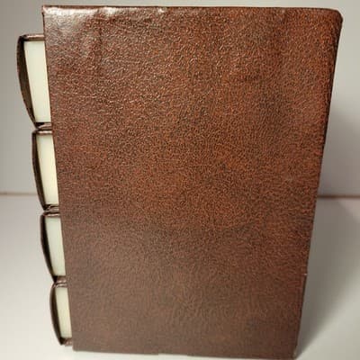 Vintage Faux Leather VHS Tape Storage Cases Set – “Video Library” Book Style - Thumbnail 8