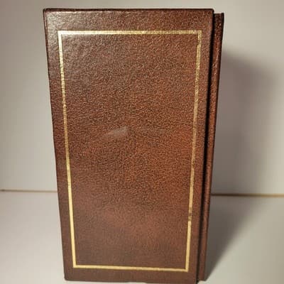 Vintage Faux Leather VHS Tape Storage Cases Set – “Video Library” Book Style - Thumbnail 6