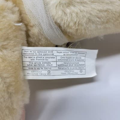 Ring Bearer Teddy Bear 2001 Pacific Craft Jointed Wedding | 12” Plush Vintage - Thumbnail 11