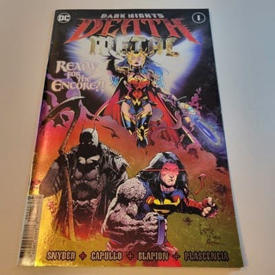 Dark Nights Death Metal #1 (DC 2020) Foil Cover Snyder Capullo VF/NM 9.0 - Image 1