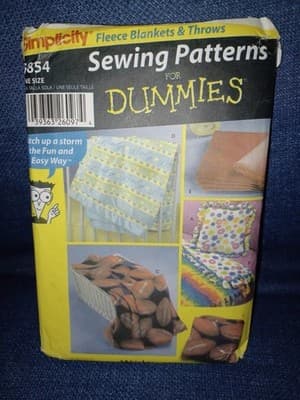 Lot 6 Simplicity Sewing Patterns Home Décor Pillows Crafts 1933 5121 5685 5854 - Thumbnail 2