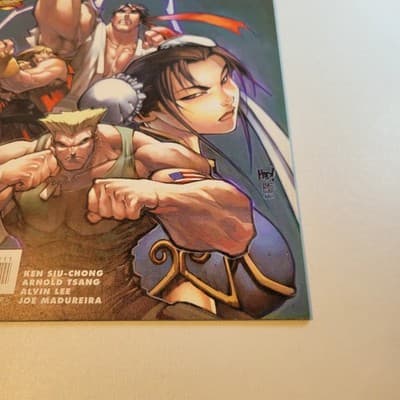 Street Fighter #1 | 2003| Joe Madureira Variant UDON Capcom VF 7.5 Chun-Li Cover - Thumbnail 5