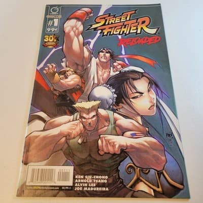 Street Fighter #1 | 2003| Joe Madureira Variant UDON Capcom VF 7.5 Chun-Li Cover - Thumbnail 3