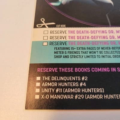 Valiant First Pullbox Preview Death Defying Dr Mirage #1 2014 Promo VF/NM - Thumbnail 10