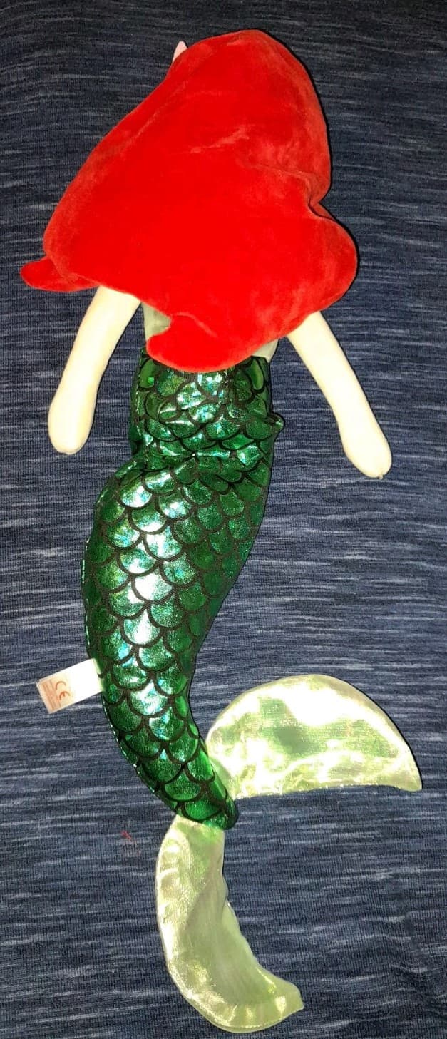 TY Sparkle Ariel Disney Sequin Glitter Stuffed Plush The Little Mermaid 20” - Thumbnail 5