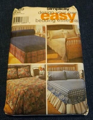 Lot 6 Simplicity Sewing Patterns Home Décor Pillows Crafts 1933 5121 5685 5854 - Thumbnail 7