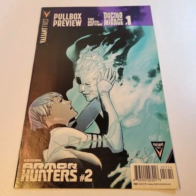 Valiant First Pullbox Preview Death Defying Dr Mirage #1 2014 Promo VF/NM - Thumbnail 2