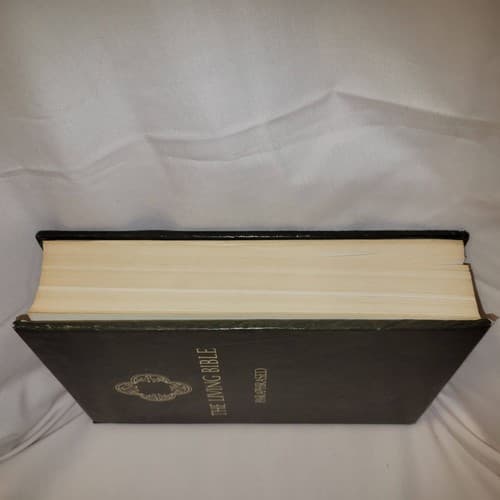 The Living Bible Paraphrased 1974 Tyndale Hardcover Vintage Christian Scripture - Thumbnail 5