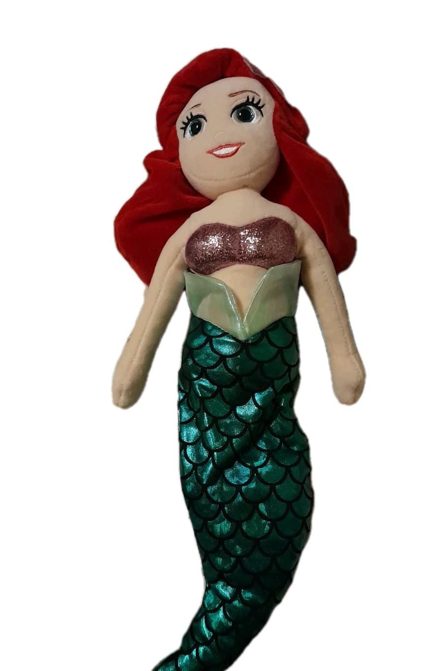 TY Sparkle Ariel Disney Sequin Glitter Stuffed Plush The Little Mermaid 20” - Thumbnail 4