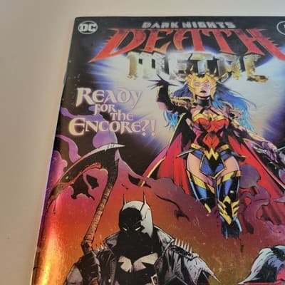 Dark Nights Death Metal #1 (DC 2020) Foil Cover Snyder Capullo VF/NM 9.0 - Thumbnail 5