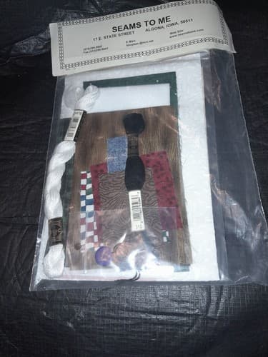 Snowmen Cross Stitch & Applique Kit New Christmas Seams To Me Stitching Friends - Thumbnail 3