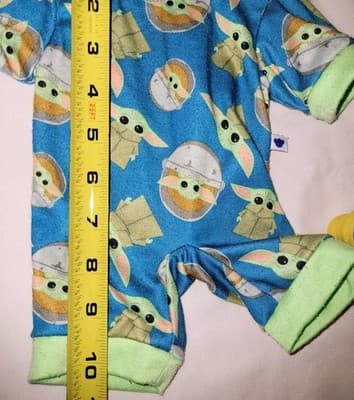 Build-A-Bear Star Wars Mandalorian Grogu Baby Yoda Pajama Outfit Clothes - Thumbnail 6