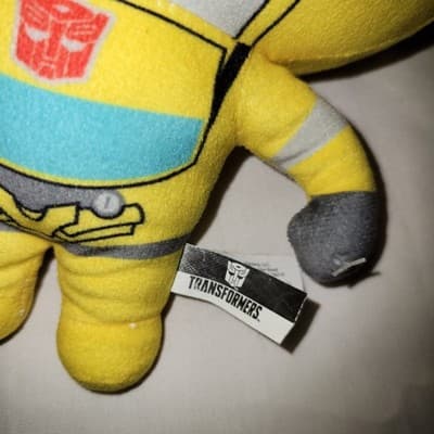 Transformers Bumblebee Plush Toy Yellow Robot Autobot Hasbro 2023 - Thumbnail 3