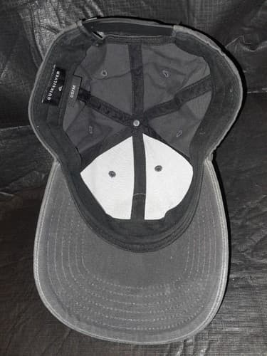 Quiksilver Hat Boardriding Company Since 1969, The Mtn & Wave Patch Gray Cap - Thumbnail 6