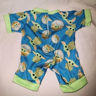 Build-A-Bear Star Wars Mandalorian Grogu Baby Yoda Pajama Outfit Clothes - Thumbnail 5