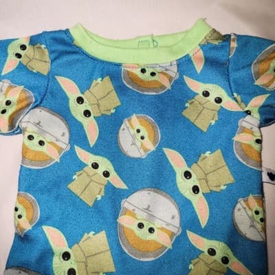 Build-A-Bear Star Wars Mandalorian Grogu Baby Yoda Pajama Outfit Clothes - Thumbnail 2