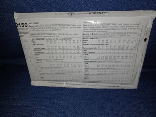 Simplicity 2150 Sewing Pattern Women’s Jackets Blazer Coat Sz 6-14 Uncut - Thumbnail 3