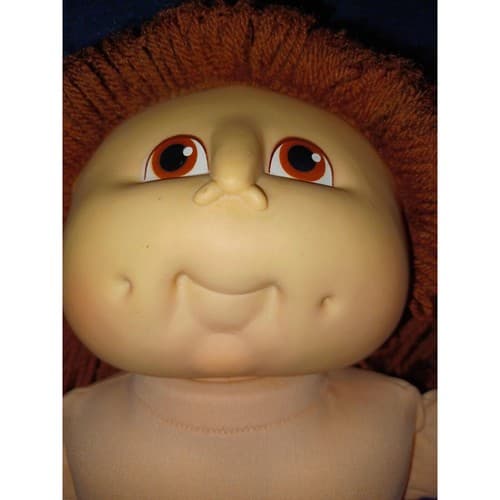 Vintage 1984 Cabbage Patch Kids Doll CPK Brown Hair Brown Eyes Dimples MN Thomas - Thumbnail 4