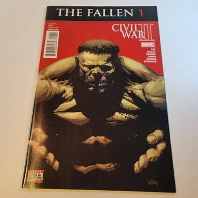 Civil War II The Fallen #1 | 2016 | Marvel VF/NM 9.0 Greg Pak Hulk Death Tie-In - Thumbnail 2