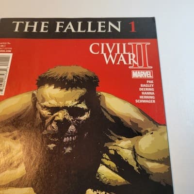 Civil War II The Fallen #1 | 2016 | Marvel VF/NM 9.0 Greg Pak Hulk Death Tie-In - Thumbnail 6
