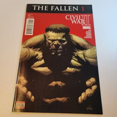 Civil War II The Fallen #1 | 2016 | Marvel VF/NM 9.0 Greg Pak Hulk Death Tie-In - Image 1