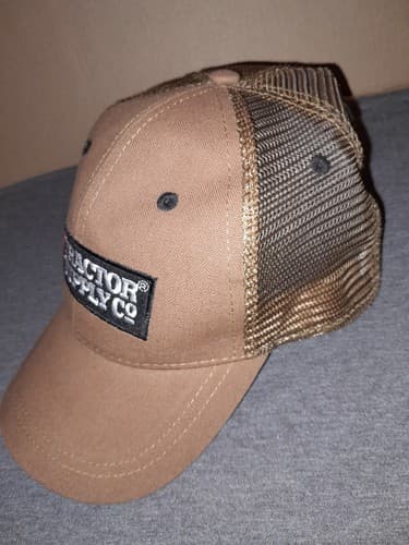 Brown Tractor Supply Company Logo Baseball Cap Adjustable Hat Farm Western Style - Thumbnail 3