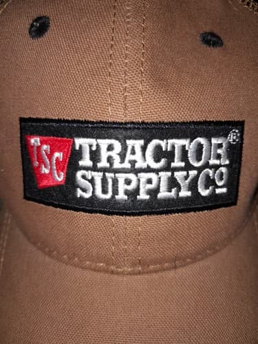 Brown Tractor Supply Company Logo Baseball Cap Adjustable Hat Farm Western Style - Thumbnail 2