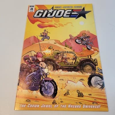GI Joe #4 IDW 2017 Crown Jewel of the Hasbro Universe Cover A High Grade - Image 1