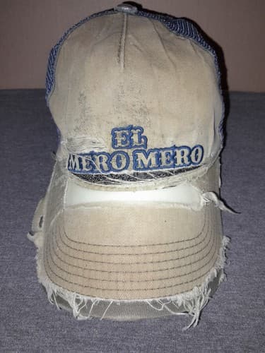 El Mero Mero Heavily Distressed Hat Cap Imperial - Image 1