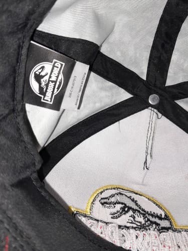 Jurassic Park SnapBack Adjustable Trucker Hat Graphic Dinosaur Jurassic World - Thumbnail 8