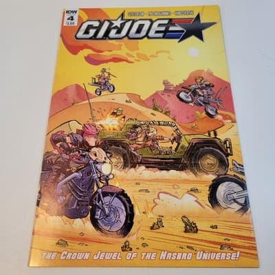 GI Joe #4 IDW 2017 Crown Jewel of the Hasbro Universe Cover A High Grade - Thumbnail 2