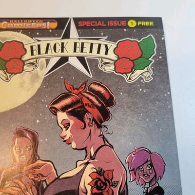 Black Betty Halloween ComicFest #1 | 2017 Action Lab VF/NM 1st Appearance Comic - Thumbnail 6