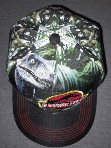 Jurassic Park SnapBack Adjustable Trucker Hat Graphic Dinosaur Jurassic World - Thumbnail 6