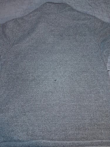 Orvis Mens Sherpa Lined 1/4 Quarter Zip Pullover Fleece Gray Sweater Size XL - Thumbnail 6