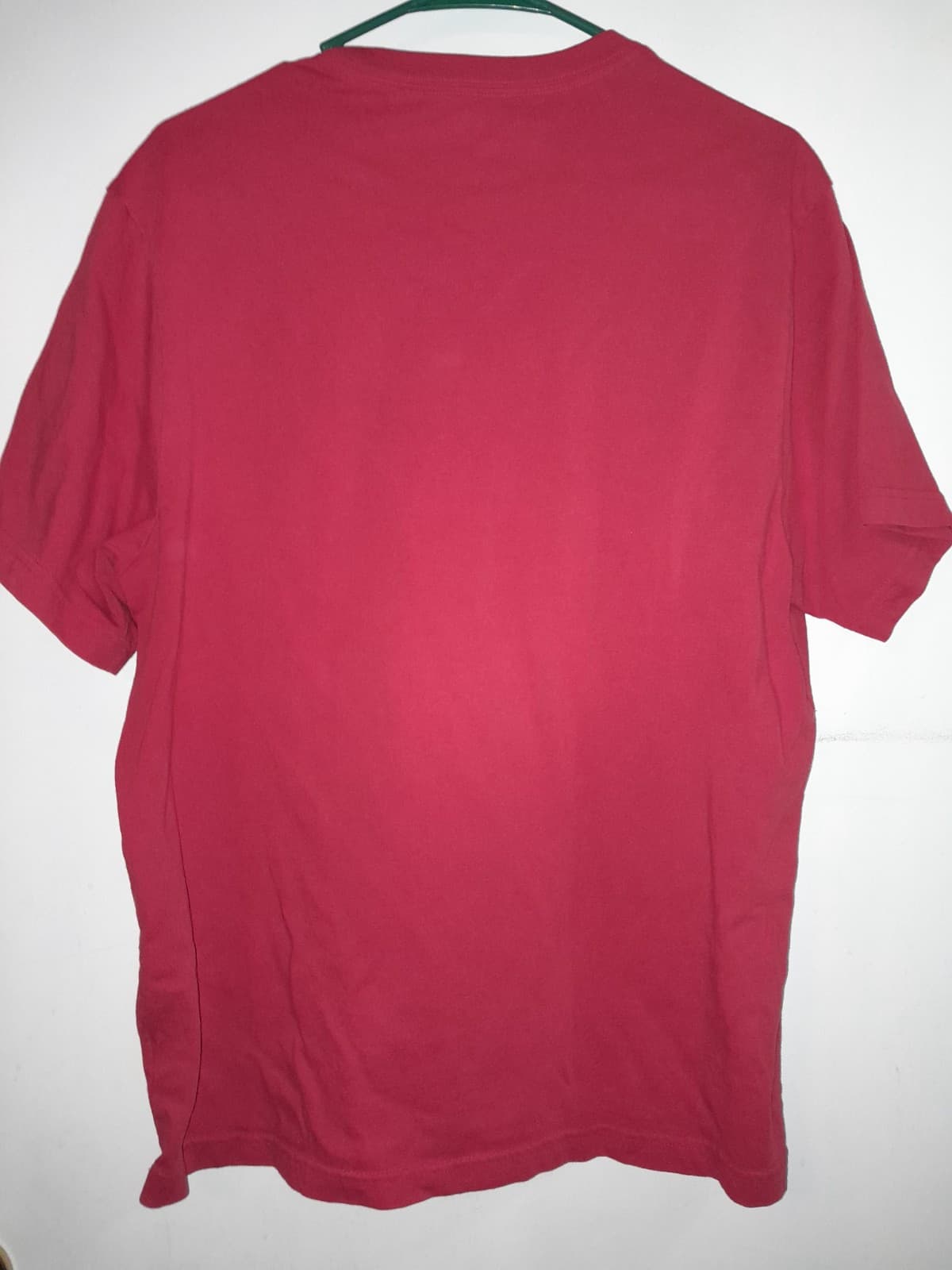 JA John Ashford RED Mens LARGE Short Sleeve V-NECK T-Shirt Function Meets Style - Thumbnail 3
