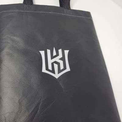 KT WIZ SUWON KBO Baseball Tote Bag Black Logo Reusable Fan Gear - Thumbnail 6