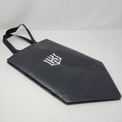 KT WIZ SUWON KBO Baseball Tote Bag Black Logo Reusable Fan Gear - Image 1