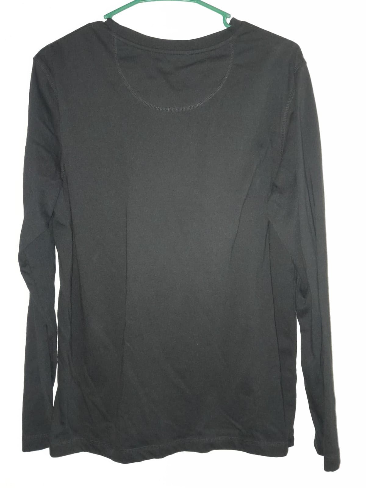 Tashi Tshirt Black Knit Crew Long Sleeve M Medium Soft Blokecore Minimalist - Thumbnail 2