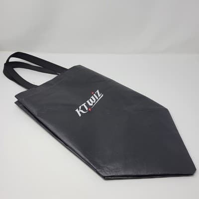 KT WIZ SUWON KBO Baseball Tote Bag Black Logo Reusable Fan Gear - Thumbnail 2