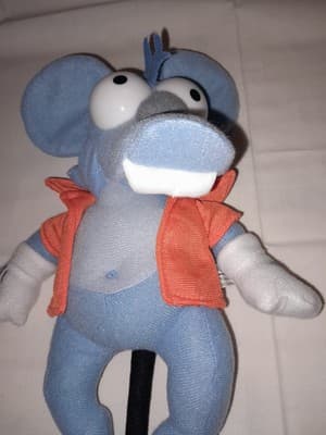 The Simpsons 11" Itchy From The Itchy & Scratchy Show Nanco 20th Century Fox EUC - Thumbnail 3