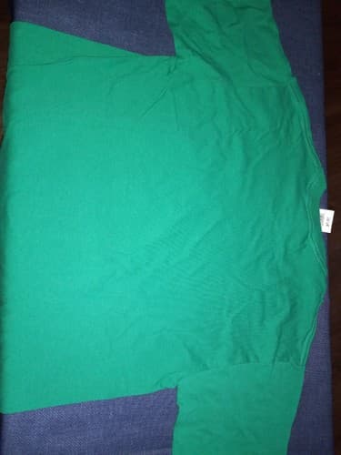Mardi Gras M Medium Green Ultra Cotton 100% Gildan Tshirt - Thumbnail 3
